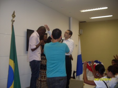 Formatura no Templo da Gloria do Novo Israel